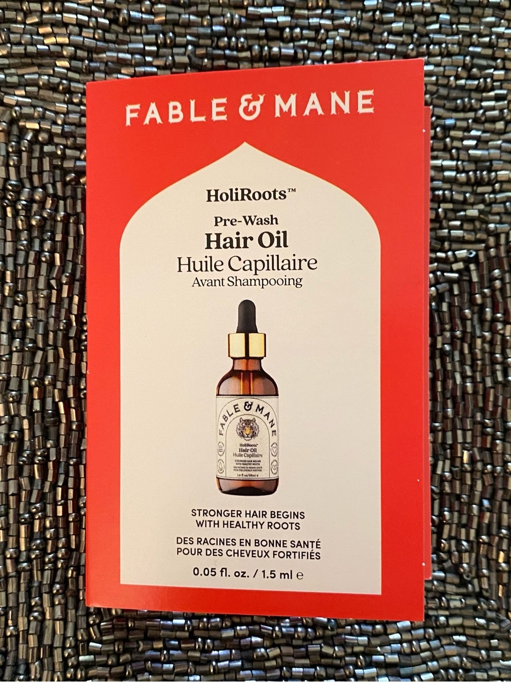 4️⃣ FOR 💲1️⃣5️⃣ FABLE & MANE HoliRoots Pre-Wash Hair Oil